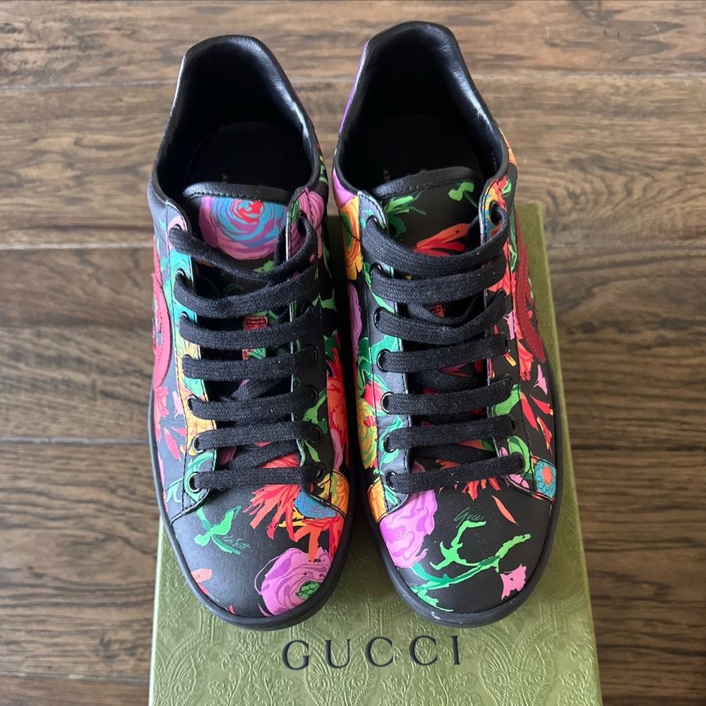 Gucci Ace Ken Scott sneaker floral